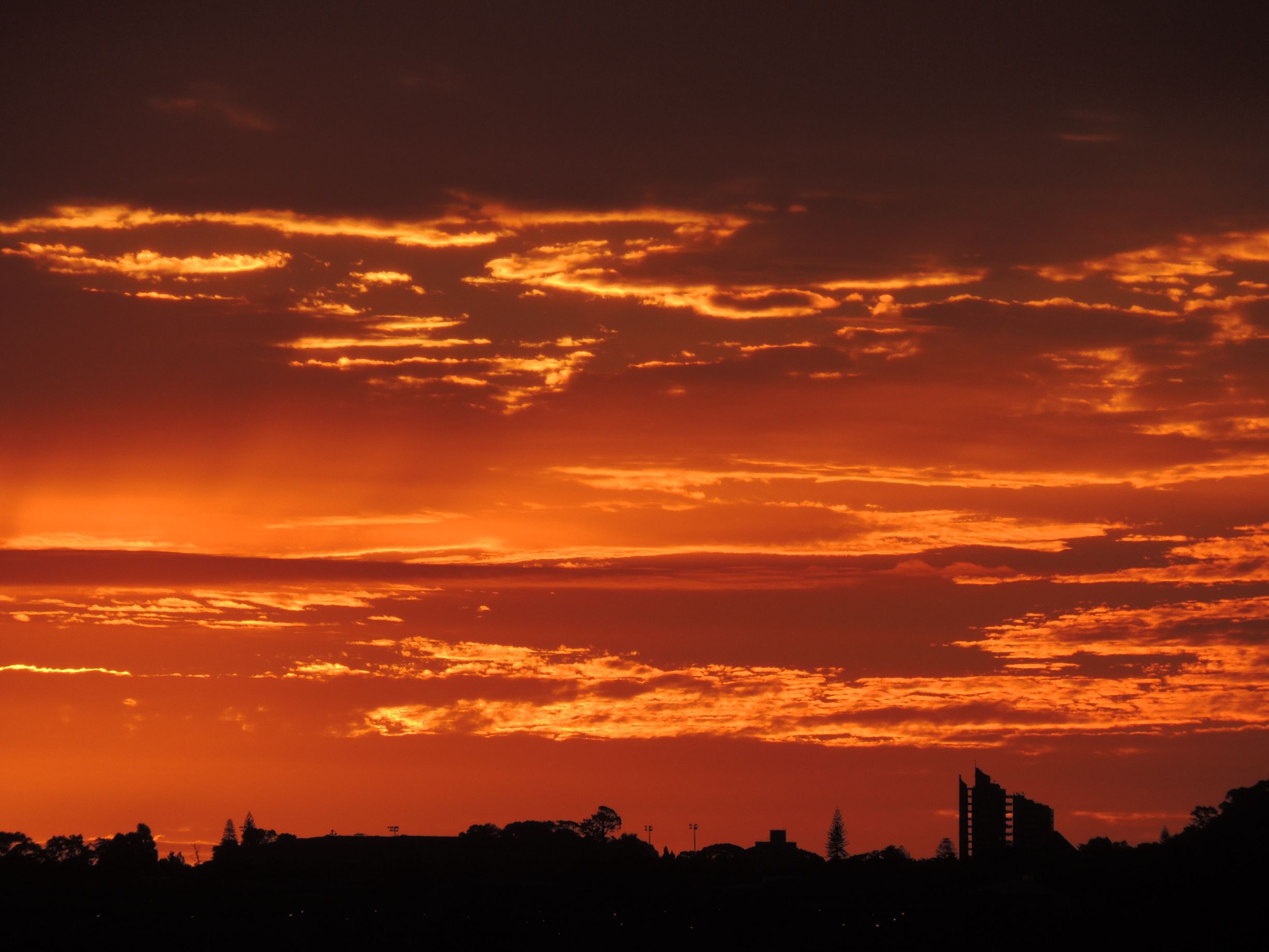 Sunset over Auckland